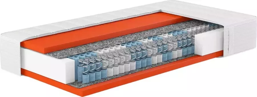 HN8 Schlafsysteme 7-zones Pocketveringmatras 80x200