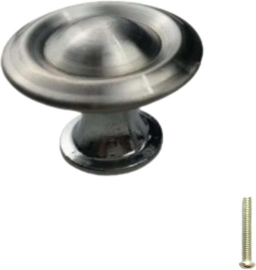 Hoexs Meubelknoppen Kastknoppen rvs inclusief bevestigingsbout 3cm Meubelhandvat Meubeknop Kastknop Industriële Keukengreep Hand Grepen Knop Robuust Deurgreep Staal Metaal Strak Meubelbeslag schuifdeur Handvat Greep