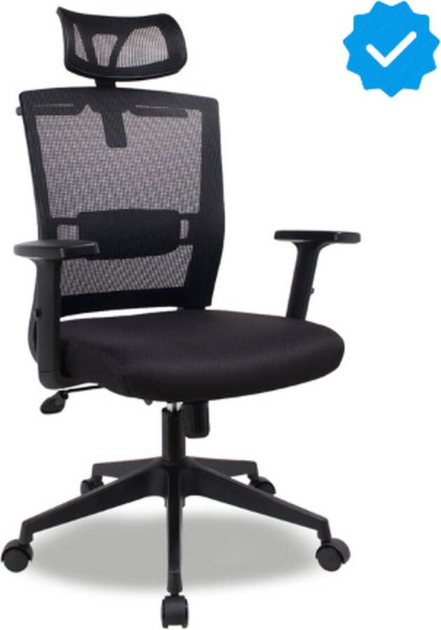 Hofmann Ergonomische Bureaustoel met Hoofdsteun Bureaustoelen voor Volwassenen Office Chair Game Gaming Stoel Kantoorstoel Volledig Verstelbaar - Foto 1