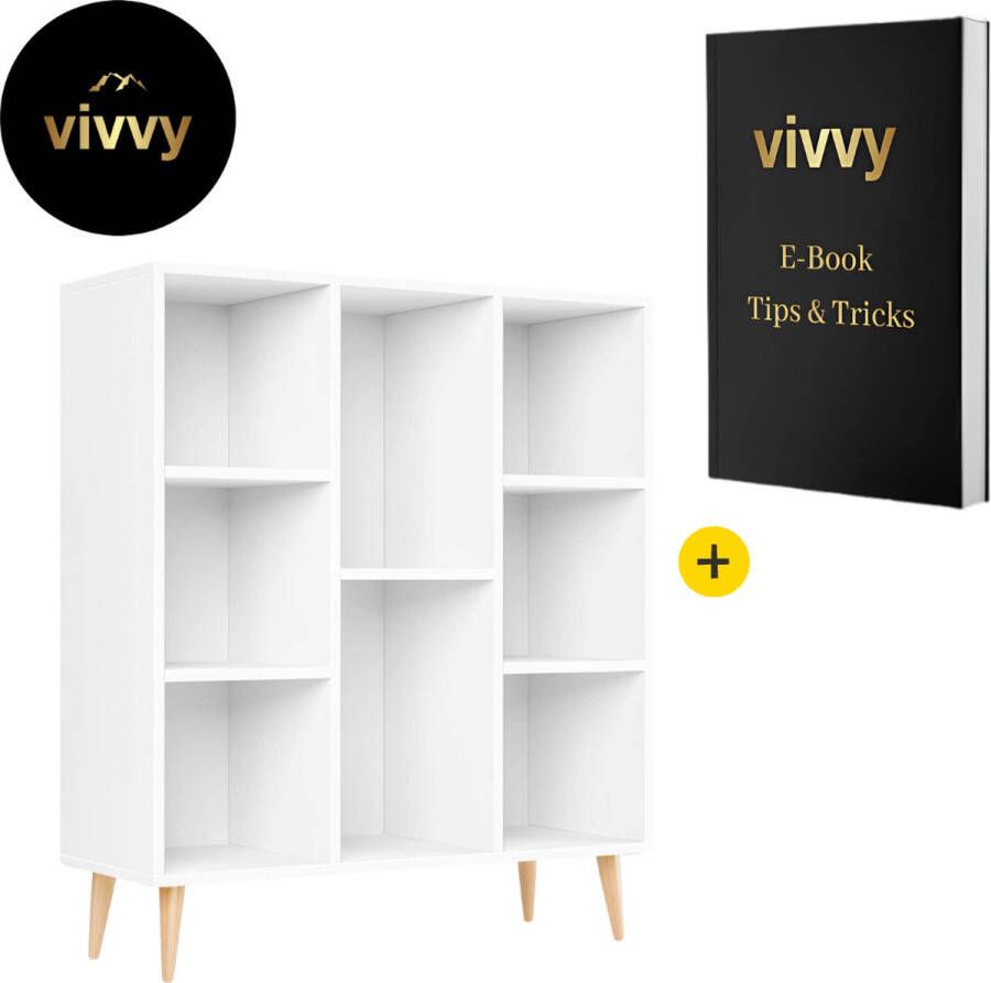 Homager Boekenrek Kindx Boekenrek Kinderkamer 2 In 1 Boekenkast Elegant 100% Tevredenheidsgarantie Wit 80*29.5*93 Cm