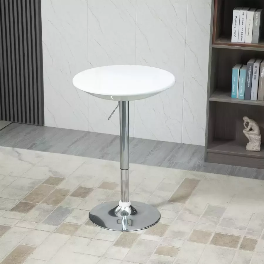 Homcom Bartisch Ständer und Tellerfuß aus Metall Bewegliche 360-Grad-Tischplatte 835-505 - Foto 3