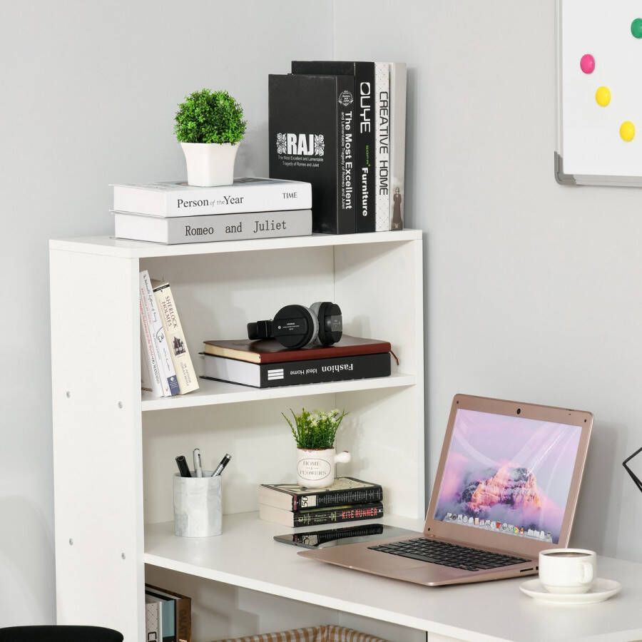 Homcom Bureau met kast kantoorkast computertafel werktafel laptoptafel 836-069-1