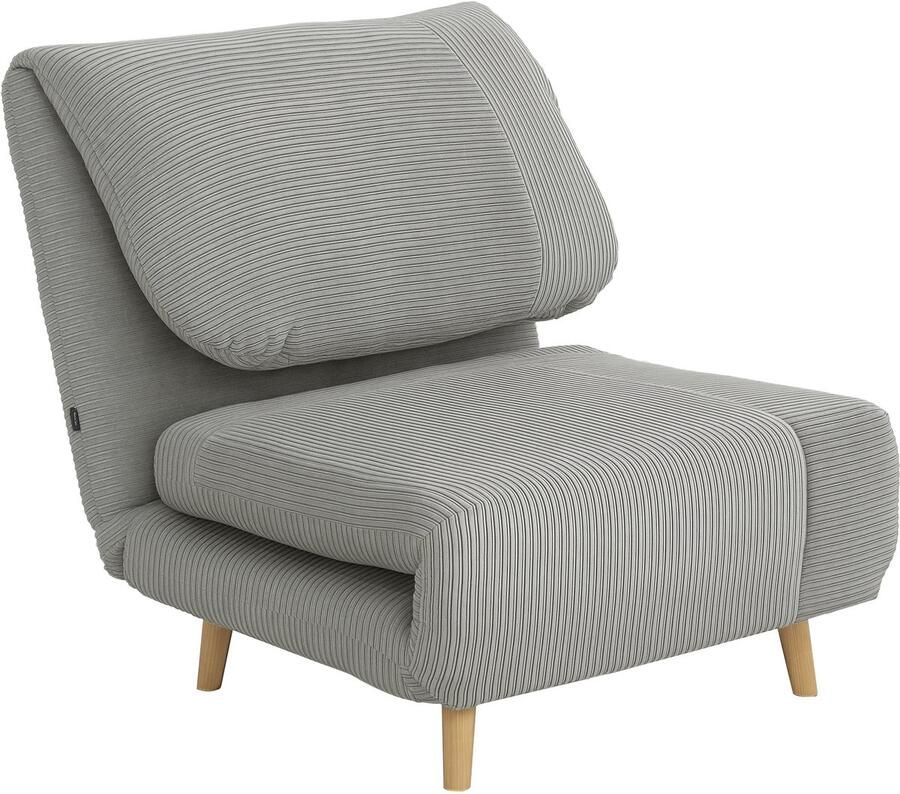 Homcom 2-in-1 Slaapbank Vouwbed Verstelbaar Grijs 82x89x83 cm