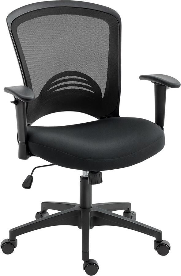 Homcom bureaustoel ergonomische kantoorstoel 65x59x92 5-102 5 cm