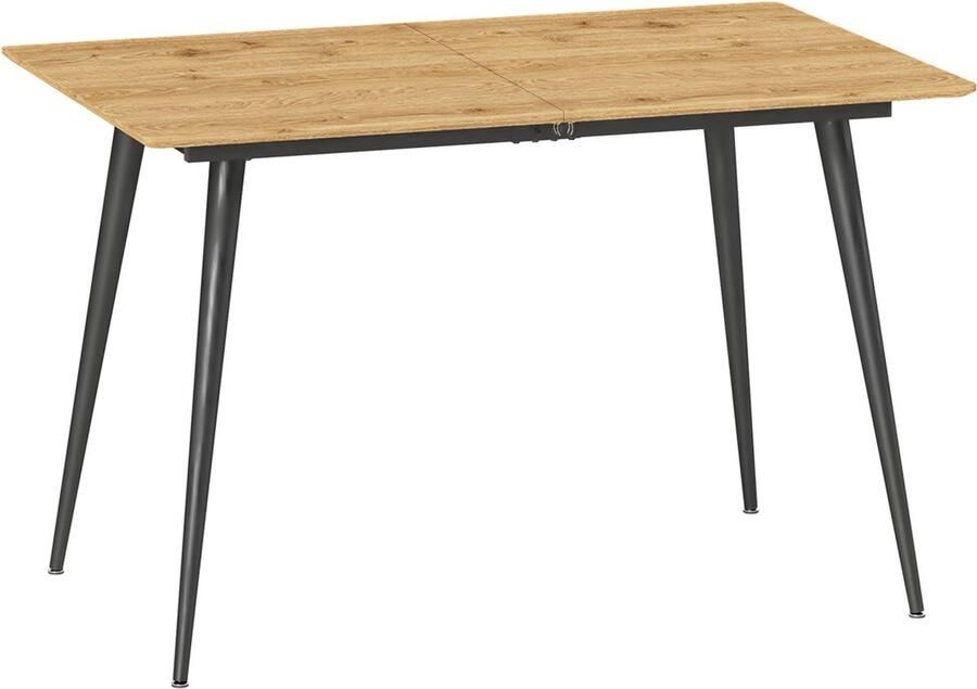 Homcom eettafel uitschuifbaar voor 6–8 personen met stalen poten