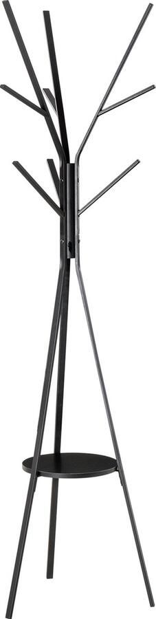 Homcom Garderobestandaard vrijstaande kapstok kledingrek kapstok hal metaal 2 kleuren 831-174