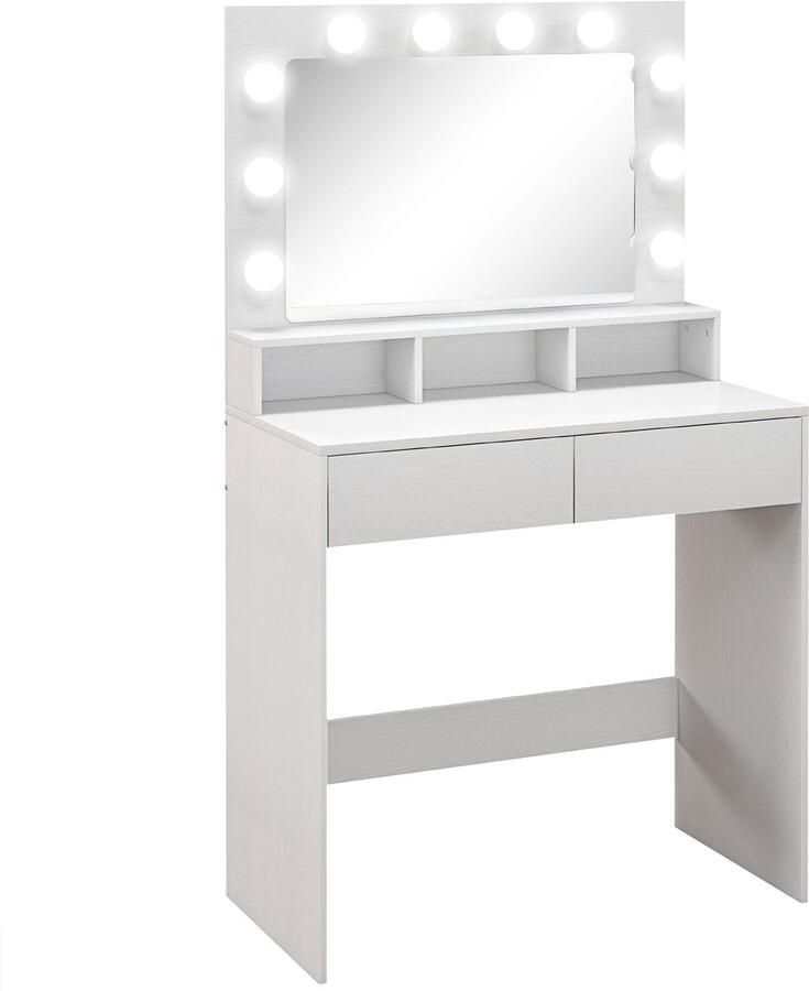 Homcom Kaptafel Spaanplaat 80x40x135cm Wit