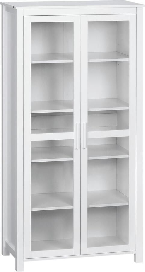 Homcom keukenkast MDF spaanplaat 80L x 39 5B x 160H cm wit
