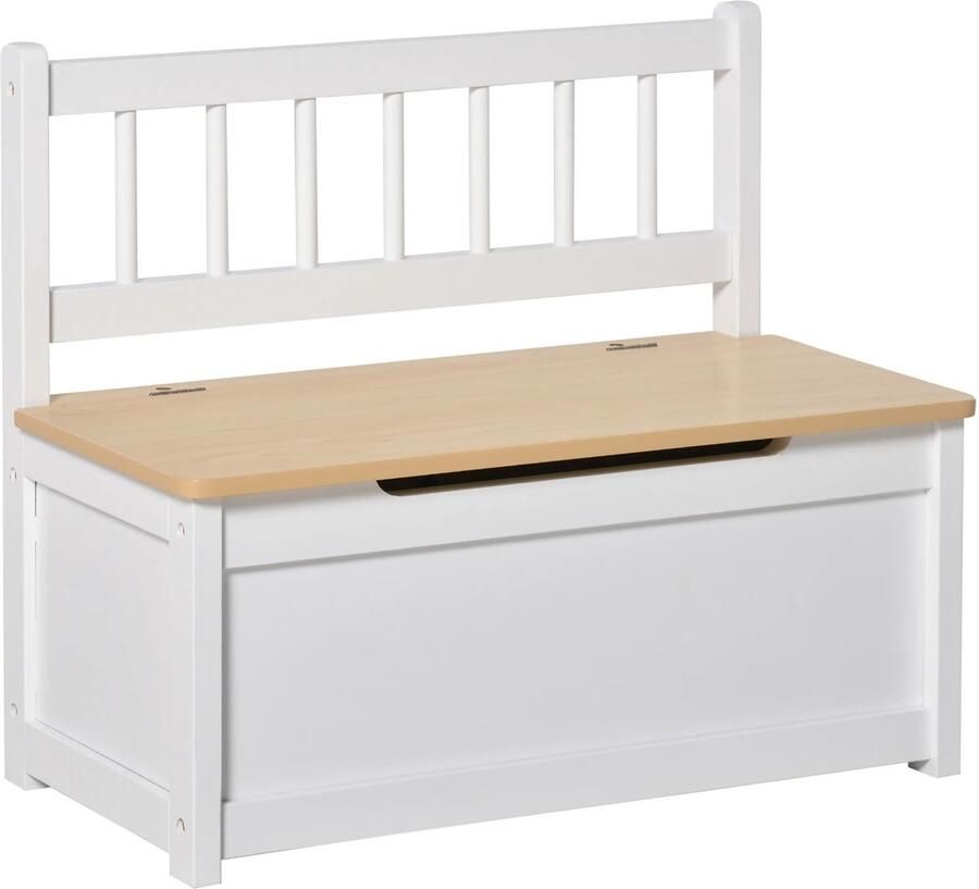 Homcom RoyaLuxe Kinderbankje Met Opbergruimte Kinder Bankje Bank Bankje Kinderen Kind Peuter Baby Banken Stoel Stoeltje Stoelen Kinderspeelgoed Speelgoed Kinder Speelgoed Organizer Organizers Opberg