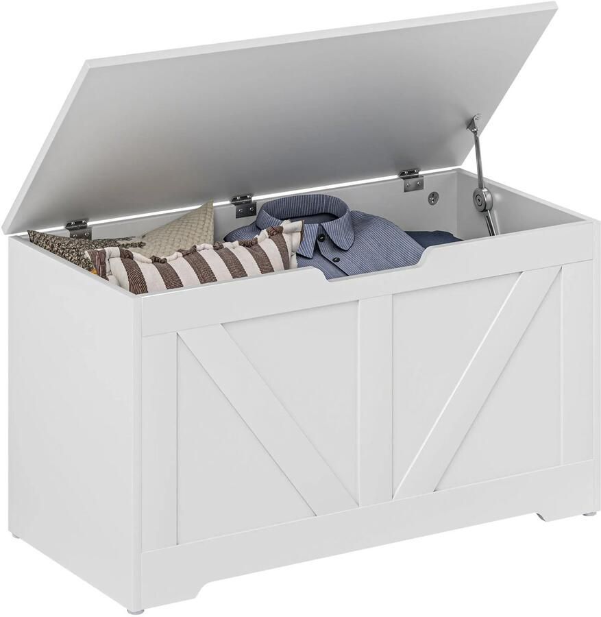 Homcom RoyaLuxe Opbergkist Slaapkamer Opbergkast Met Deksel Opbergkist Woonkamer Opbergkast Binnen Opbergkasten Opbergkastje Kast Kastje Kasten Woonkamer Slaapkamer Organizer Organizers