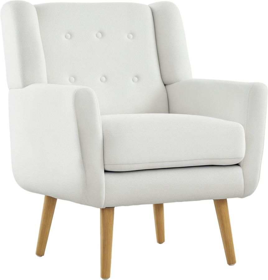 Homcom -Sessel-Polyester-75L x 72B x 89H cm-Weiß