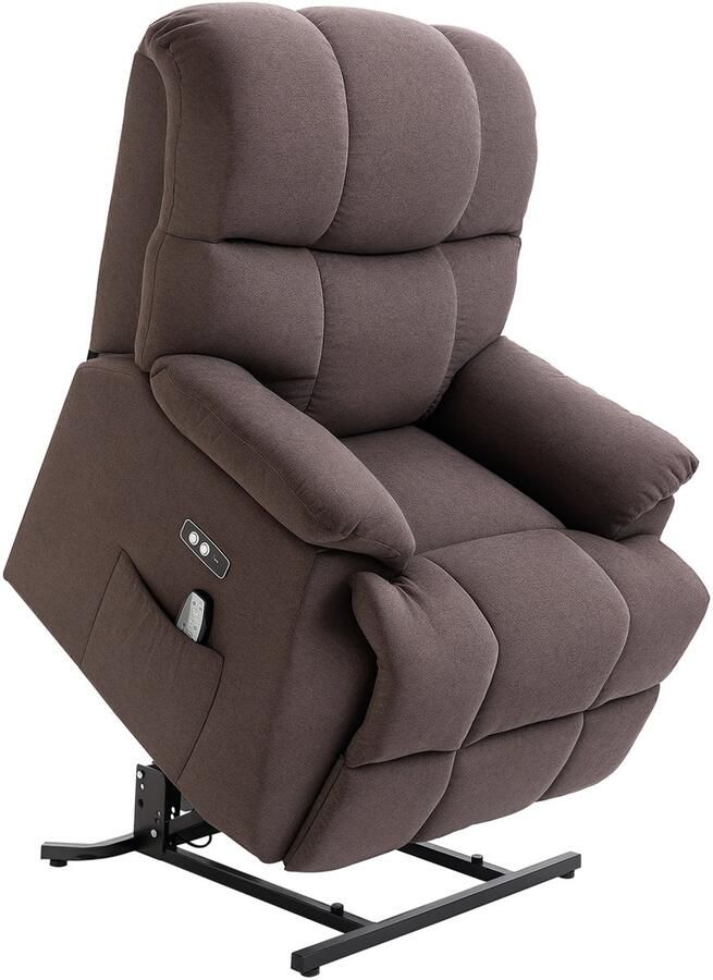Homcom stoel fauteuil met elektrische liftfunctie 98x82x106H cm