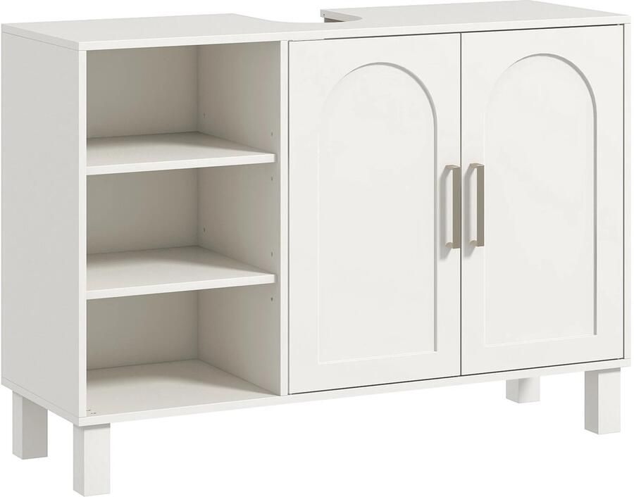 Homcom VidaLuxe Badkamerkast Badkamer Kast Badkamer Kastje Kasten Kastje Badkamerkastje Badkamer Kastje Kast Badkamer Wit Badkamerkast Badkamer Accessoires Badkamermeubel Badkamermeubels