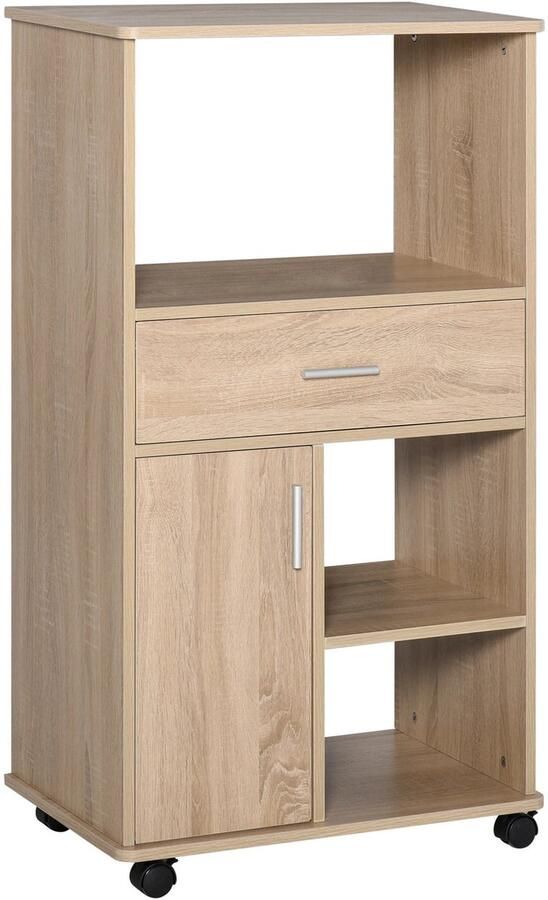 Homcom VidaLuxe Keukenkast Voor Magnetron Keukenkast Keukenkastje Dressoir Kasten Dressoir Dressoirs Keukenkast Voor Magnetron Keuken Kast Keuken Kast Opbergkasten Opbergrek