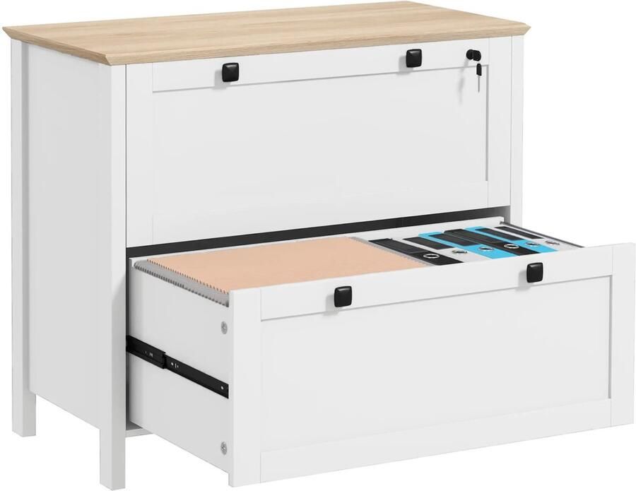 Homcom VidaLuxe Ladekast Met Slot Ladenkast Ladekasten Ladenkastje Archiefkast Opbergkast Opbergkasten Binnen Kast Kastje Opberg Kast Opbergkastje Organizer Kantoorkast Dossierkast Kantoorartikelen Ladekastje