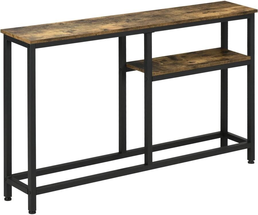 Homcom VidaLuxe Smalle Consoletafel Bijzettafel Bijzettafels Bijzettafeltjes Woonkamer Bijzettafel Bank Entree Tafel Tafeltje Side Table Sidetable