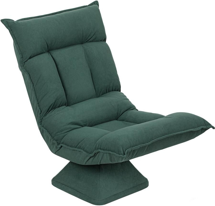 Homcom vloerstoel polyester 70L x 62B x 95H cm groen