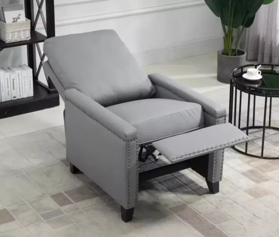 Homcom Loungestoel met klinknageldecoratie 839-163