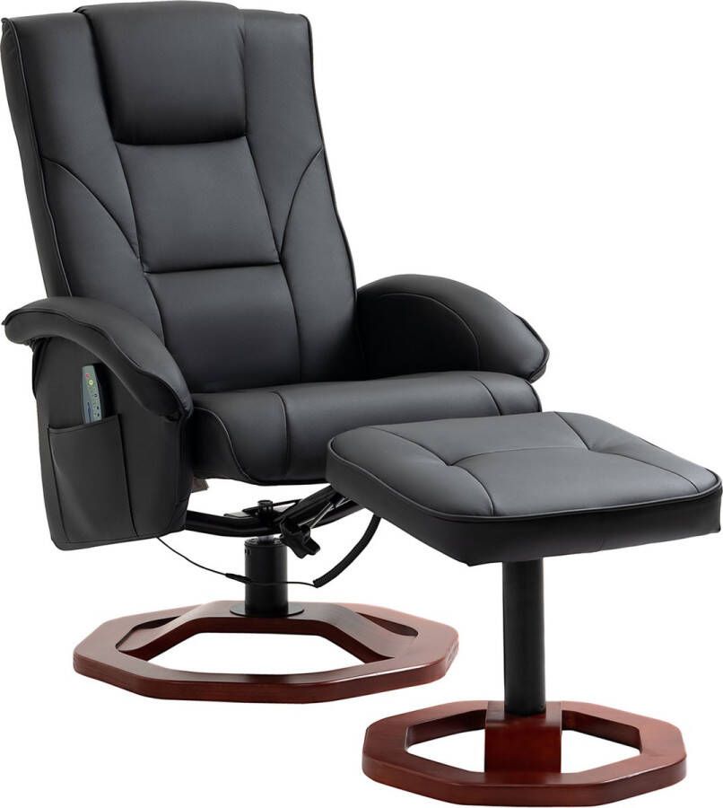 Homcom Massagesessel mit Hocker 700-160V90