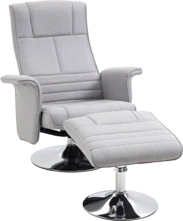 Homcom Massagesessel mit Hocker 700-164V90