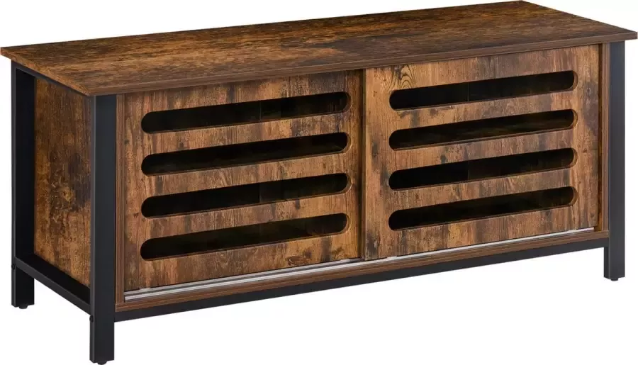 Homcom TV-kast met schuifdeuren 839-005