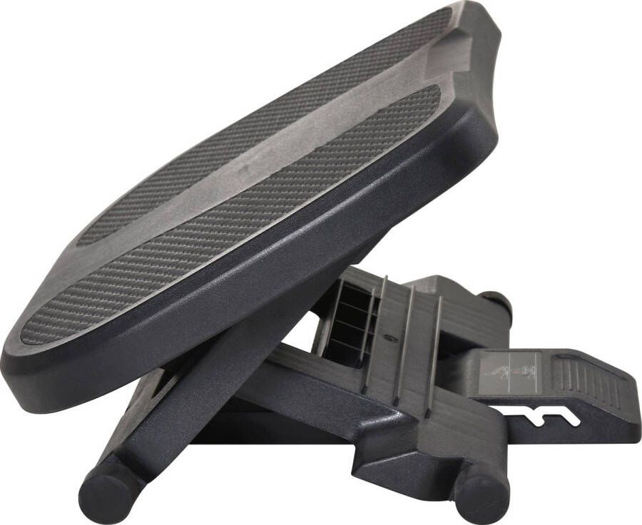 Homcom Voetensteun Voetenbank Voetsteun 3 in hoogte verstelbare HEUPEN zwart 922-003 - Foto 3