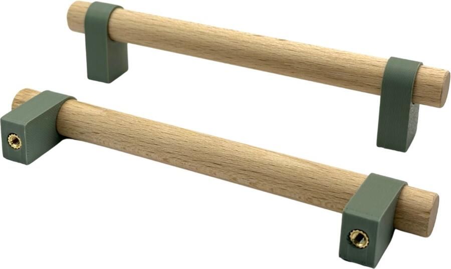 Home 3D Hangreep Groen 96mm Keuken handgreep Kast meubelgreep handgrepen keukenkastjes handgreep badkamer handgrepen keukenkastjes inclusief montageschroeven