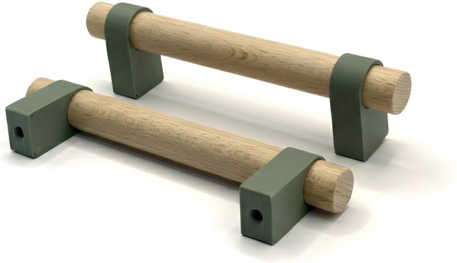 Home 3D Hangreep Groen 96mm Keuken handgreep Kast meubelgreep handgrepen keukenkastjes handgreep badkamer handgrepen keukenkastjes inclusief montageschroeven - Foto 2