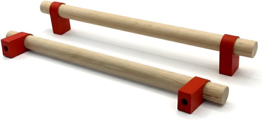 Home 3D Hangreep Rood 192mm Keuken handgreep Kast Meubelgreep Handgrepen keukenkastjes Handgreep badkamer Handgrepen keukenkastjes Inclusief montageschroeven - Foto 2