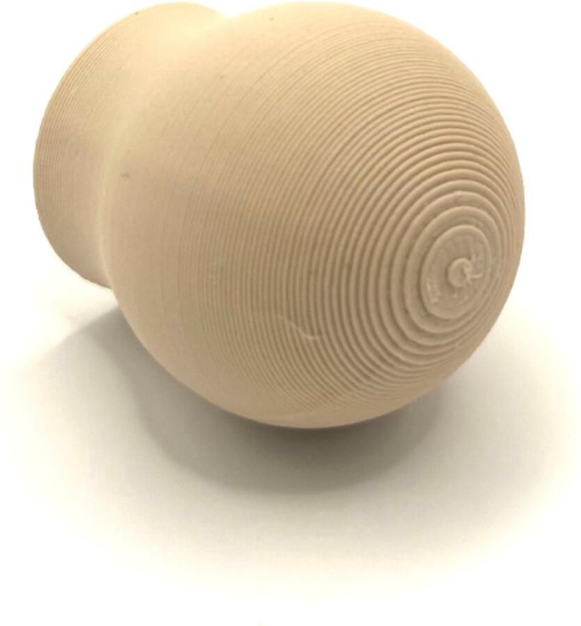 Home 3D Kastknop Beige – Set van 4 – Deurknoppen voor Kasten – Incl. Bevestigingsmateriaal – Ontworpen en Gemaakt in Nederland