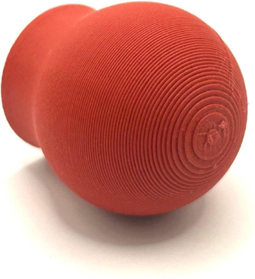 Home 3D Kastknop Rood – Set van 4 – Deurknoppen voor Kasten – Incl. Bevestigingsmateriaal – Ontworpen en Gemaakt in Nederland - Foto 2