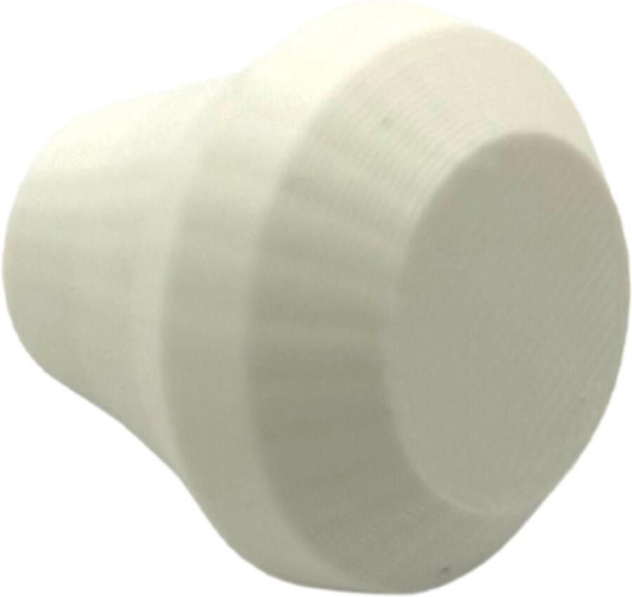 Home 3D Kastknop Wit – Set van 4 – Deurknoppen voor Kasten – Incl. Bevestigingsmateriaal – Ontworpen en Gemaakt in Nederland