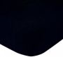 Home bedding Premium hoeslaken- jersey- stretch-Lits-Jumeaux- 190x220+40cm- geschikt voor boxspring- Zwart - Thumbnail 2
