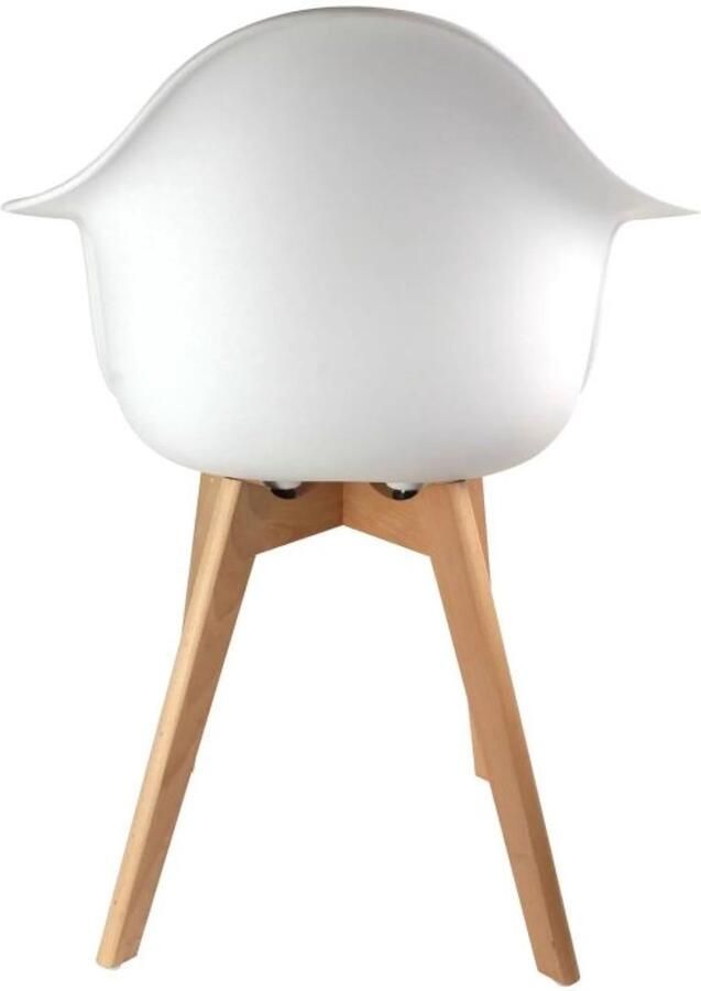 HOME DECO FACTORY Witte Scandinavische fauteuils