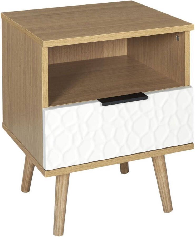 Home Deco Nachtkastje met vak en lade
