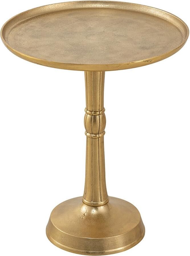 Home decorations SVJ Bijzettafel Rond 44 x 44 x 52 cm Aluminium Goud