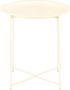 Home decorations SVJ Bijzettafel Rond 47 x 47 x 51 cm Metaal Beige - Thumbnail 1