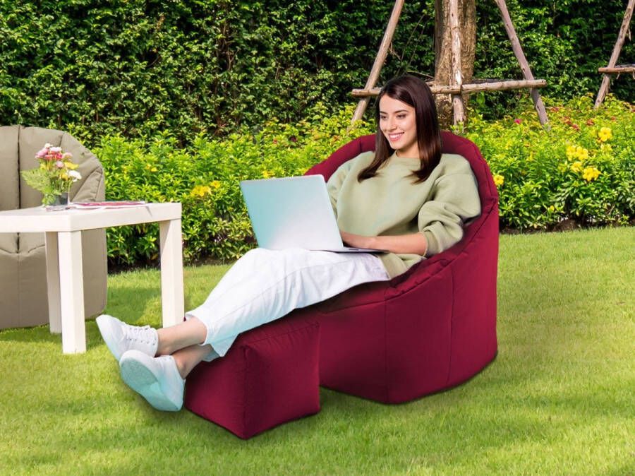 Home decorations SVJ Zitzak Rond 70 x 70 x 80 cm Nylon Rood