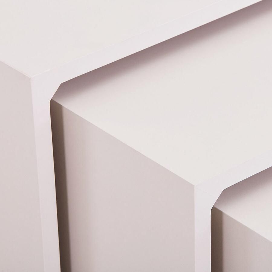 Home Deluxe GmbH HOME DELUXE salontafel bijzettafel set van 3 IRIMA zandbeige