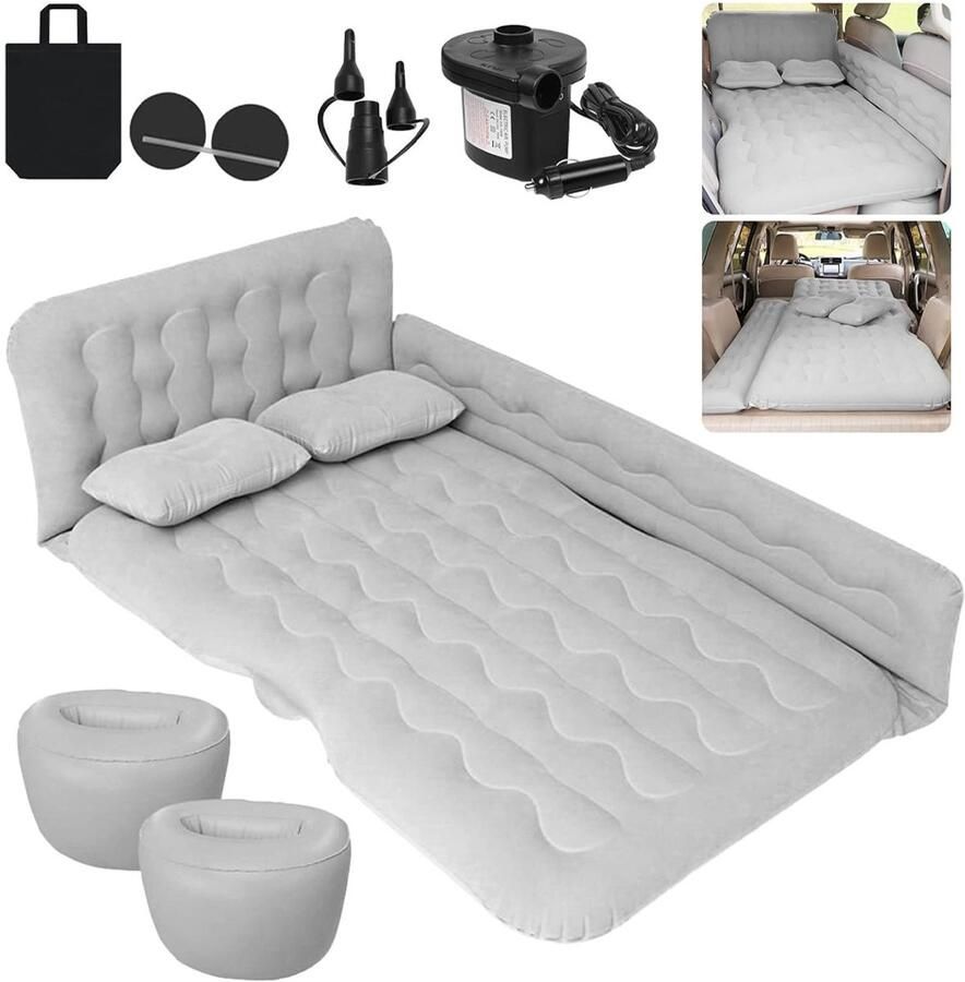 Home & Marker Auto Luchtbed voor Achterbank Auto Matras Auto Luchtmatras Autoluchtbed 135 x 70 cm SENOMOBIL