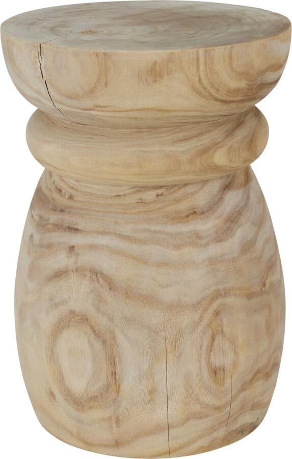 Home&Styling collections Home&Styling-Kruk-bijzettafel-paulownia-hout