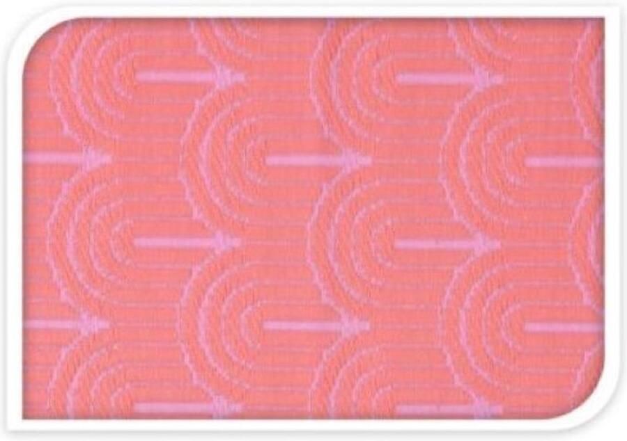 Home & Styling Buitentapijt Vloerkleed 70x180cm Roze Boog