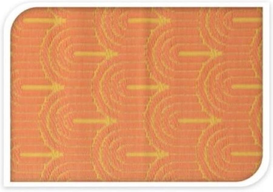 Home & Styling Buitentapijt Vloerkleed 70x180cm Oranje Boog