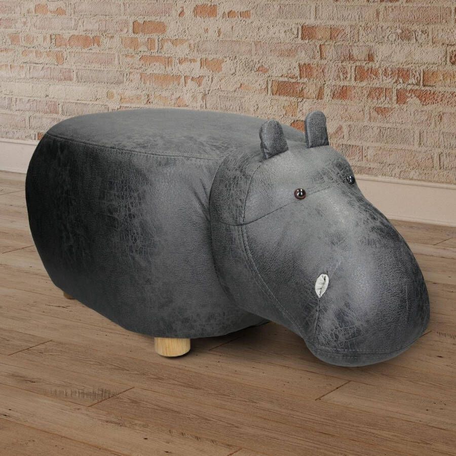 Home & Styling Home&Styling Kruk nijlpaard-vorm 64x35 cm