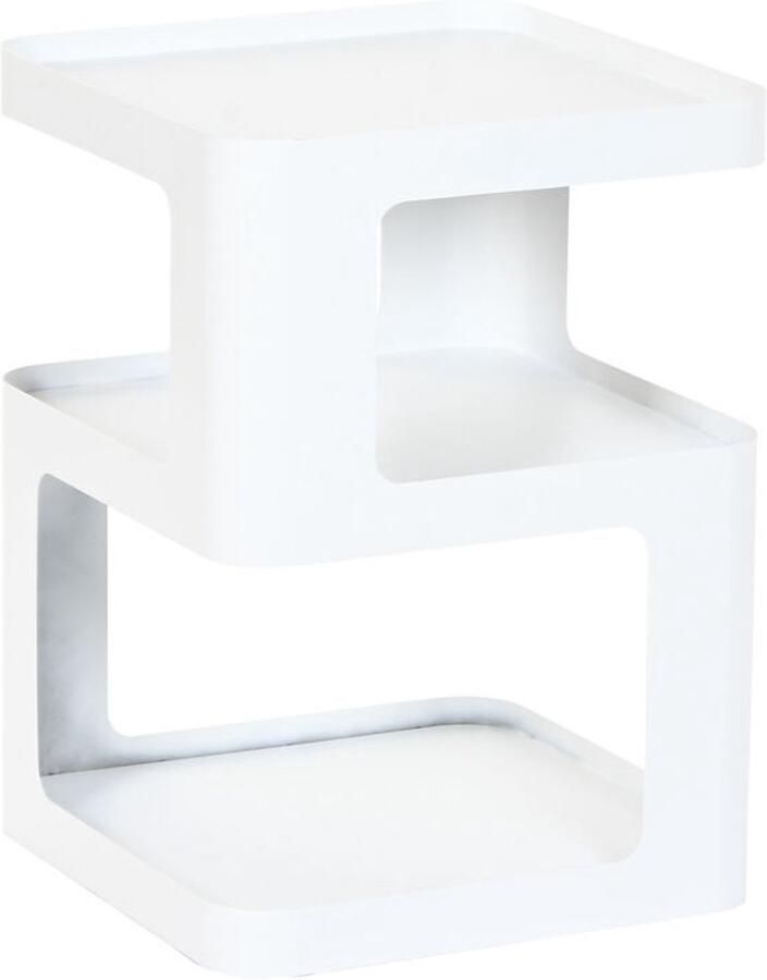 Home ESPRIT Bijzettafel Wit 40 x 40 x 54 cm