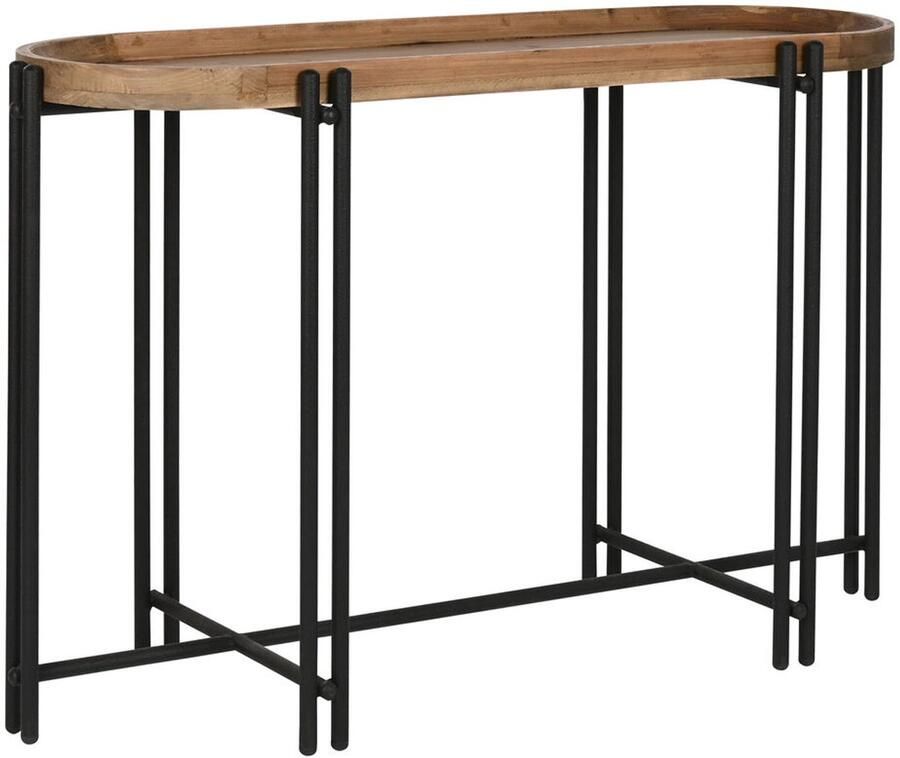 Home ESPRIT Gang Bruin Zwart 115 x 40 x 75 cm