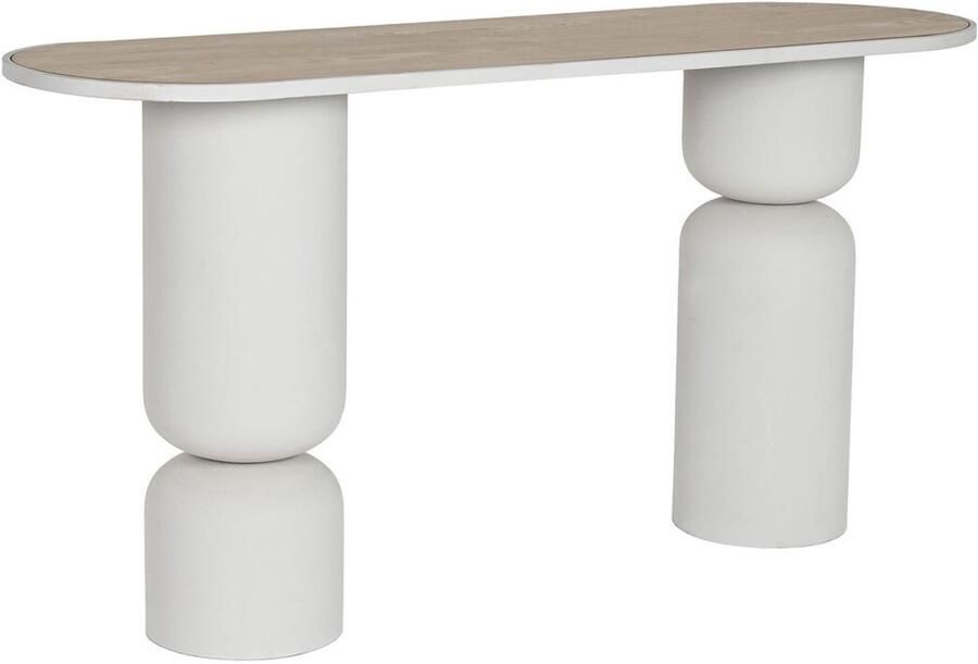 Home ESPRIT Gang Wit Beige 150 x 45 x 77 cm