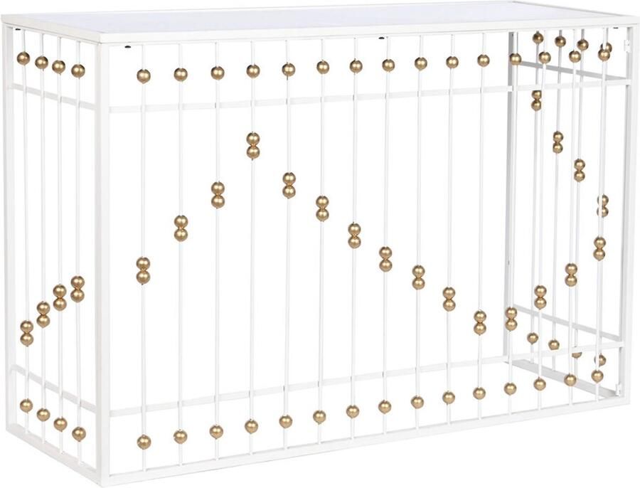 Home ESPRIT Gang Wit Gouden 120 x 40 x 80 cm