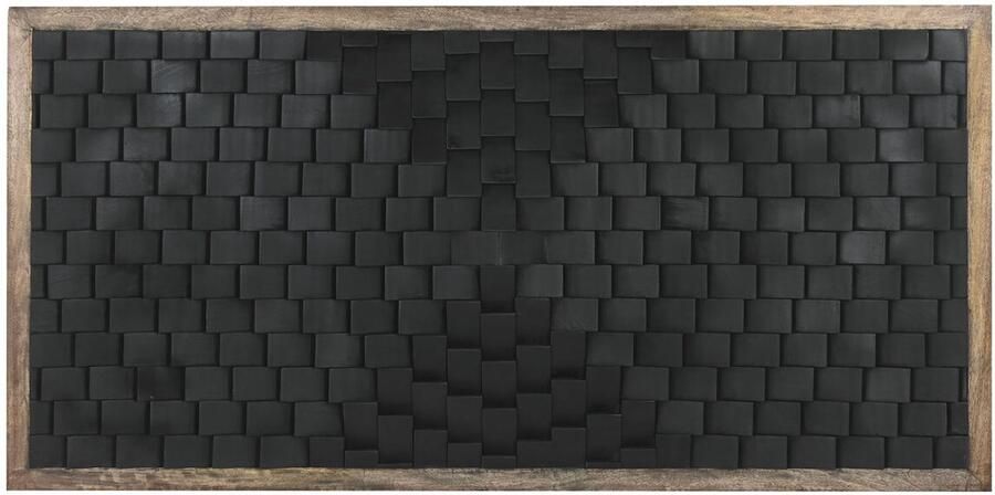 Home ESPRIT Hoofdbord Bruin Zwart Mangohout 160 x 5 x 80 cm