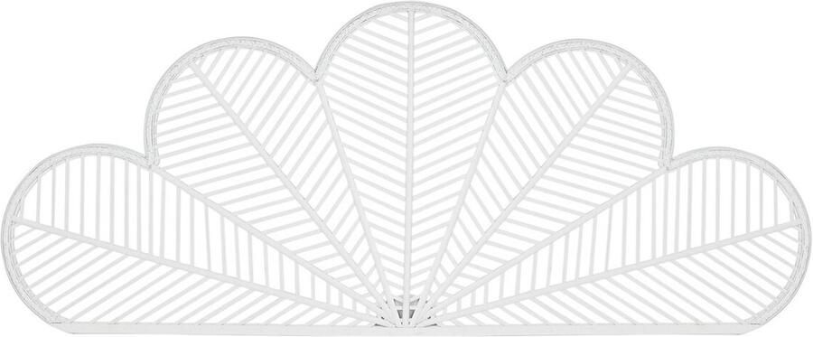 Home ESPRIT Hoofdbord Wit 190 X 2 5 X 81 CM